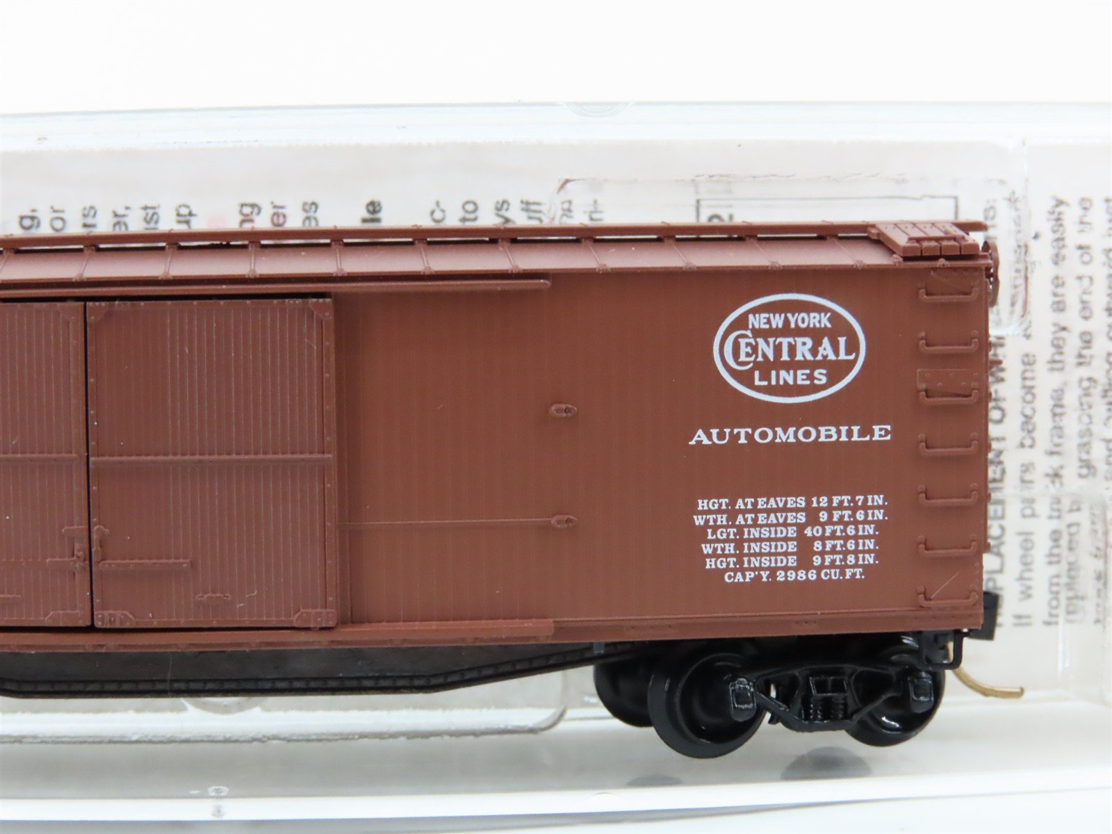N Scale Micro-Trains 43060 MC Michigan Central 40' Box Car 62475 RTR