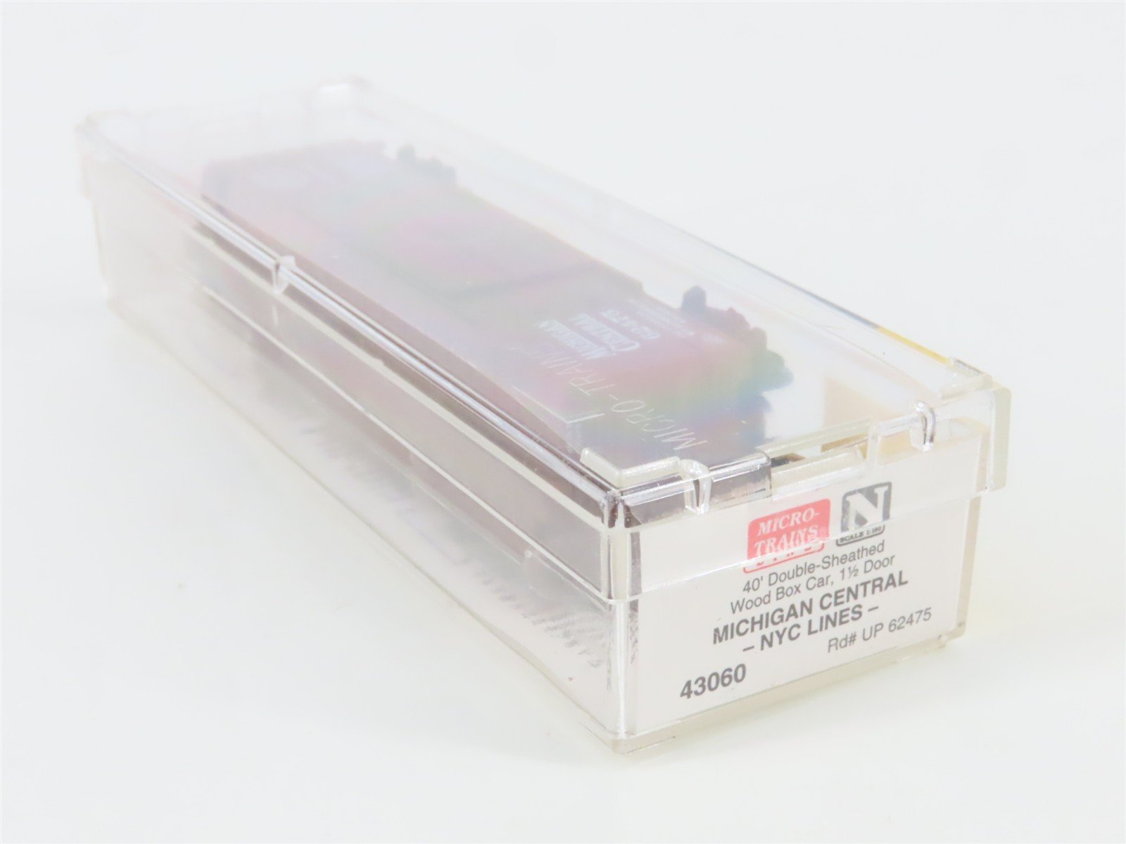 N Scale Micro-Trains 43060 MC Michigan Central 40' Box Car 62475 RTR