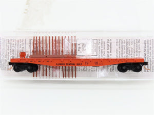 N Scale Micro-Trains 45010 ICG Illinois Central Gulf 50' Flat Car 905126 RTR