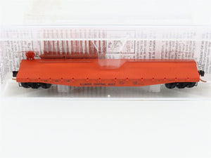 N Scale Micro-Trains 45010 ICG Illinois Central Gulf 50' Flat Car 905126 RTR