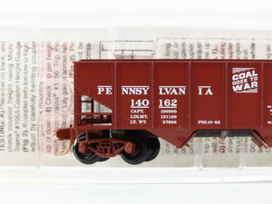 N Scale Micro-Trains 56270 PRR Pennsylvania 33' 2-Bay Hopper 140162 RTR