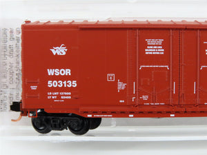 N Scale Micro-Trains MTL 75070 WSOR Wisconsin & Southern 50' Box Car 503135 RTR