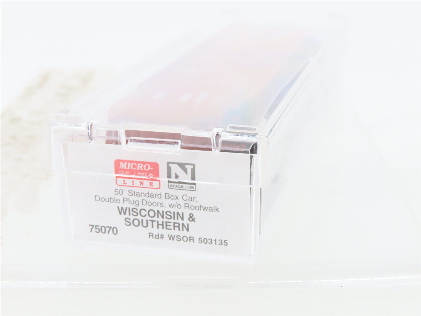 N Scale Micro-Trains MTL 75070 WSOR Wisconsin & Southern 50' Box Car 503135 RTR