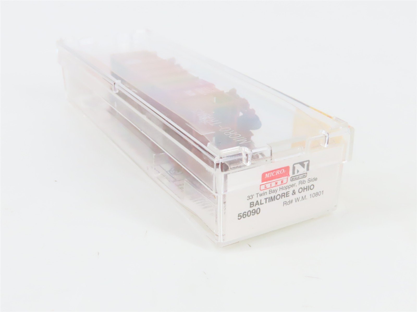 N Scale Micro-Trains 56090 WM Western Maryland 33' 2-Bay Hopper 10801 RTR