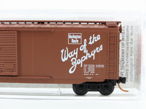 N Scale Micro-Trains 31320 CB&Q Chicago, Burlington & Quincy 50' Box Car RTR