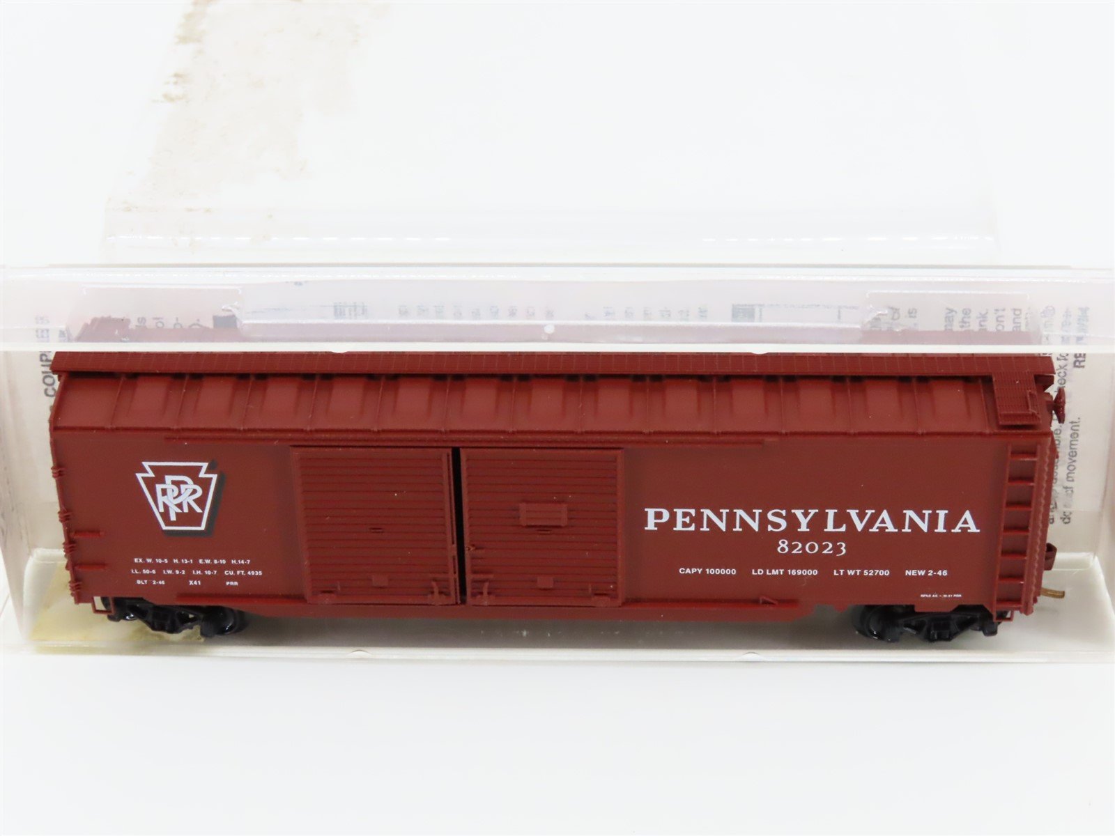 N Scale Micro-Trains 78010 PRR Pennsylvania 50' Box Car 82023 RTR