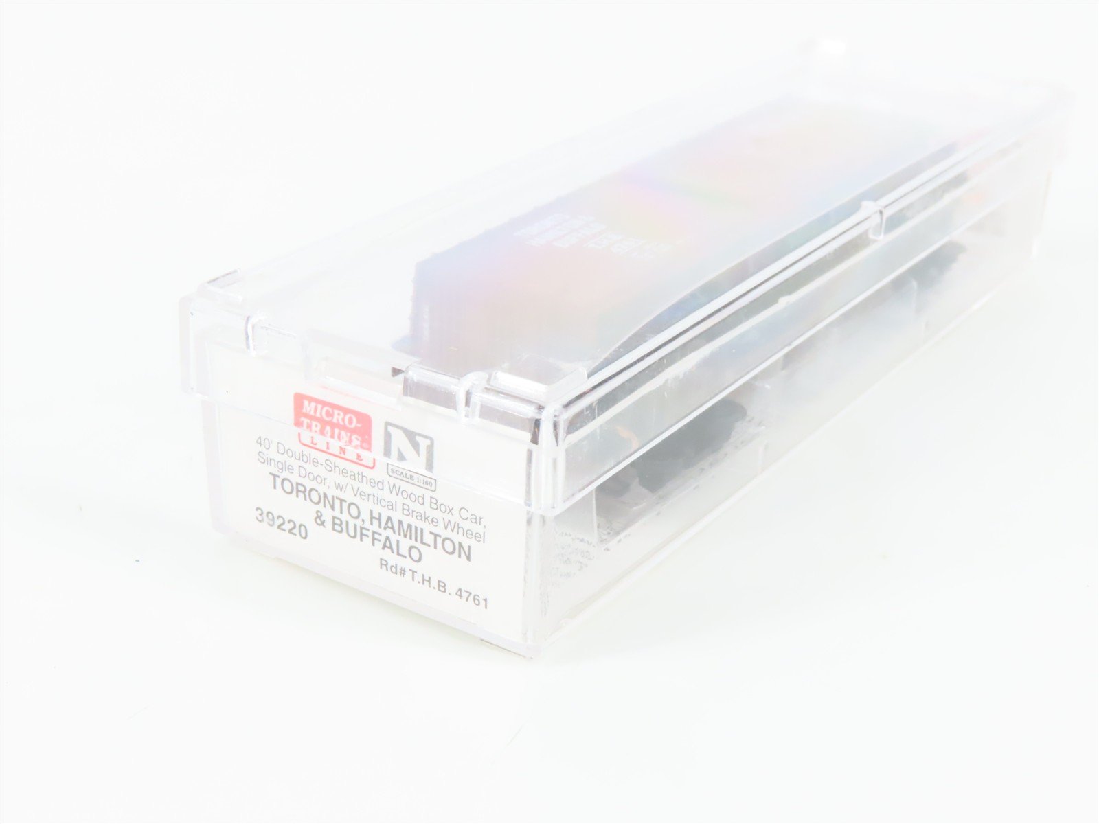 N Scale Micro-Trains 39220 TH&B Toronto, Hamilton & Buffalo 40' Box Car 4761 RTR