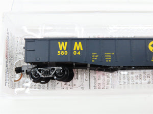N Scale Micro-Trains 105070 WM Western Maryland 50' Gondola 58004 RTR