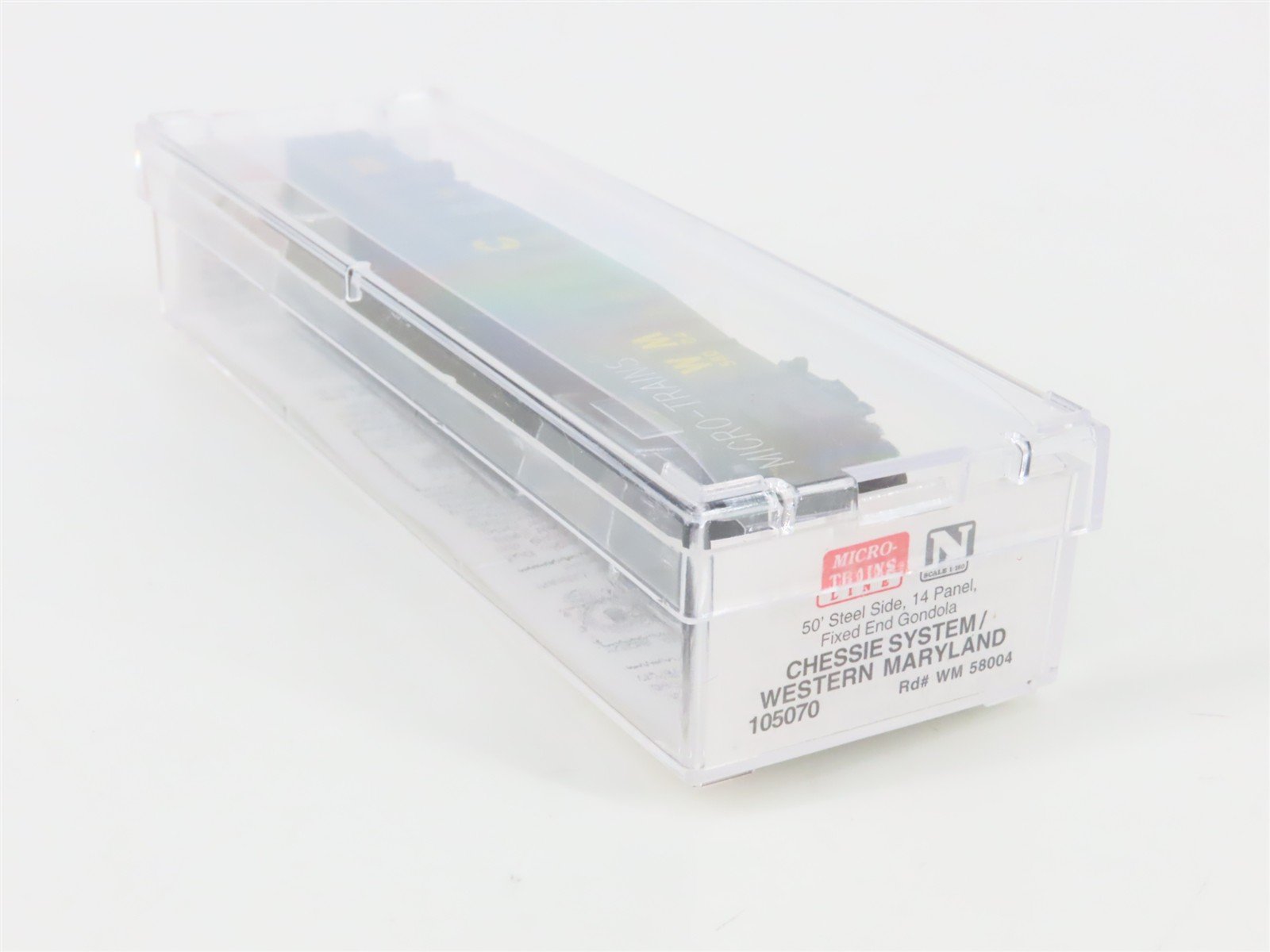 N Scale Micro-Trains 105070 WM Western Maryland 50' Gondola 58004 RTR
