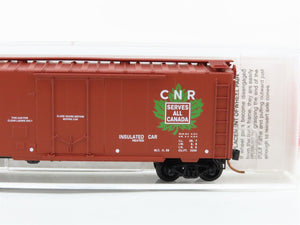 N Scale Micro-Trains 21120 CN Canadian National 40' Plug Door Box Car 290159 RTR