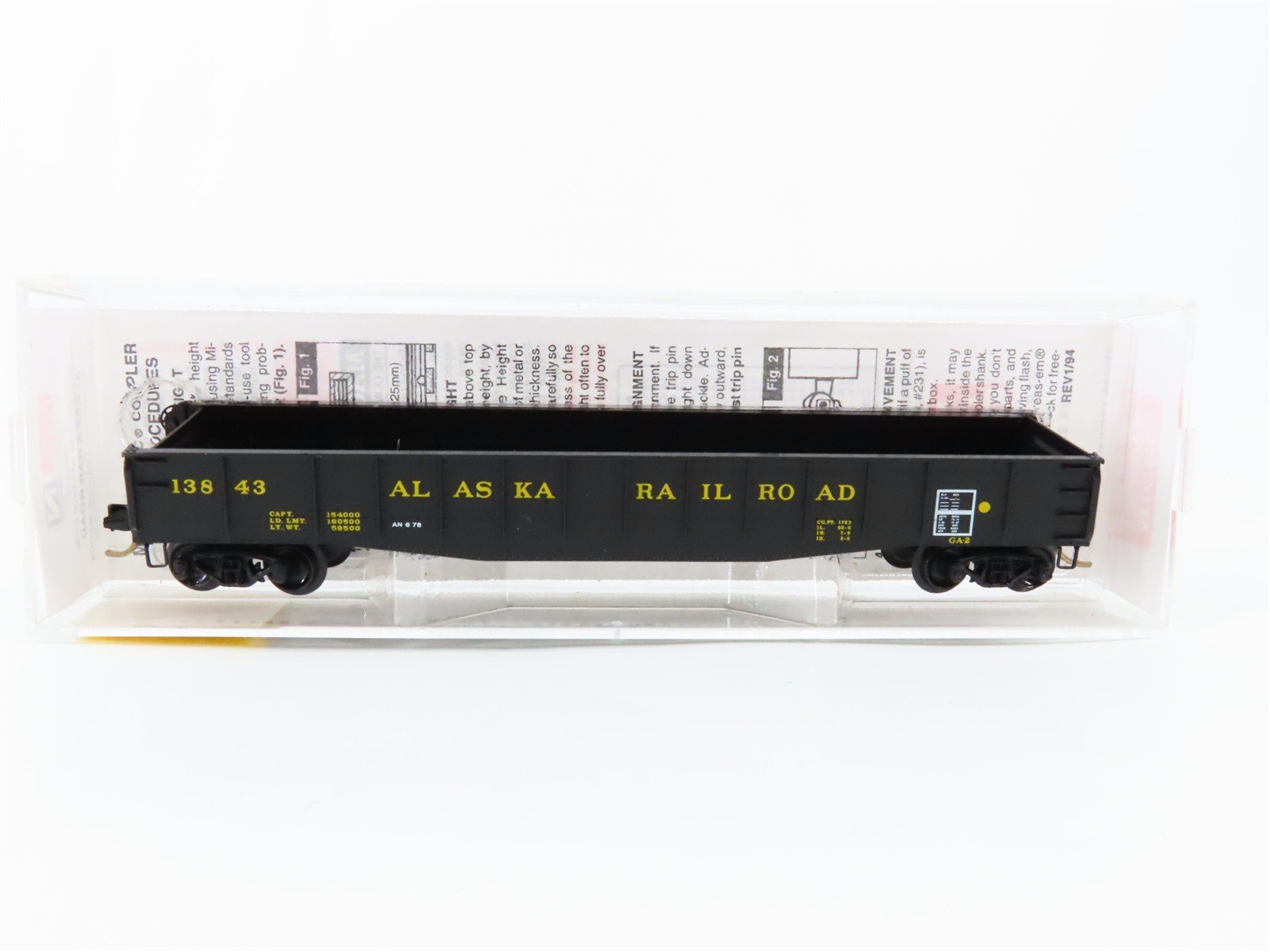 N Scale Micro-Trains 46340 ARR Alaska Railroad 50' Gondola 138 43 RTR