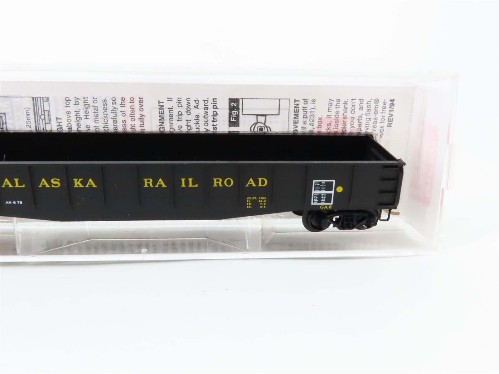 N Scale Micro-Trains 46340 ARR Alaska Railroad 50' Gondola 138 43 RTR