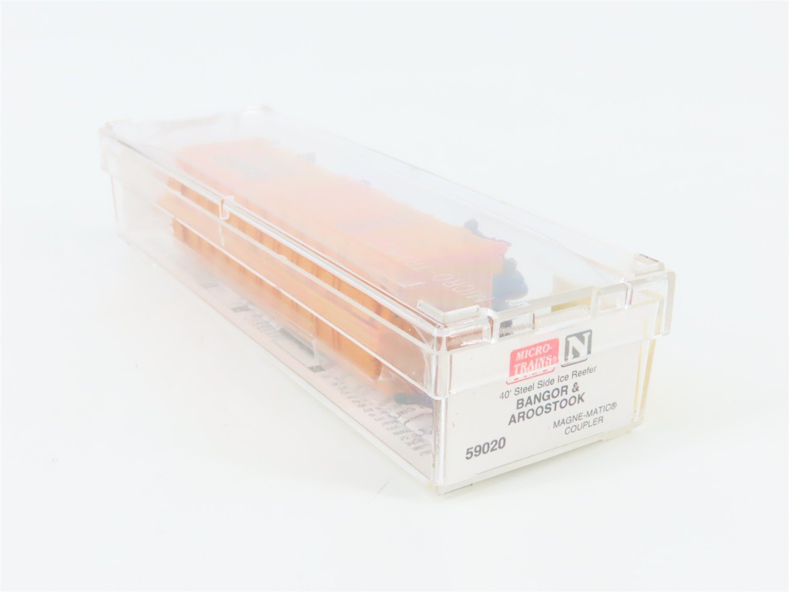 N Scale Micro-Trains 59020 BAR Bangor & Aroostook 40' Steel Side Ice Reefer RTR