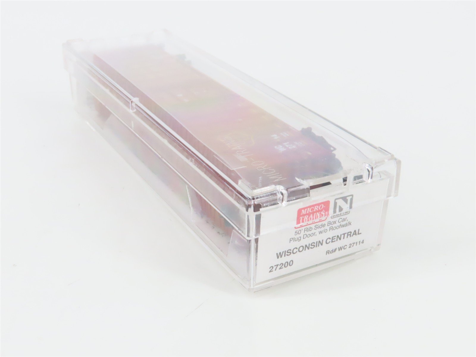 N Scale Micro-Trains 27200 WC Wisconsin Central 50' Box Car 27114 RTR