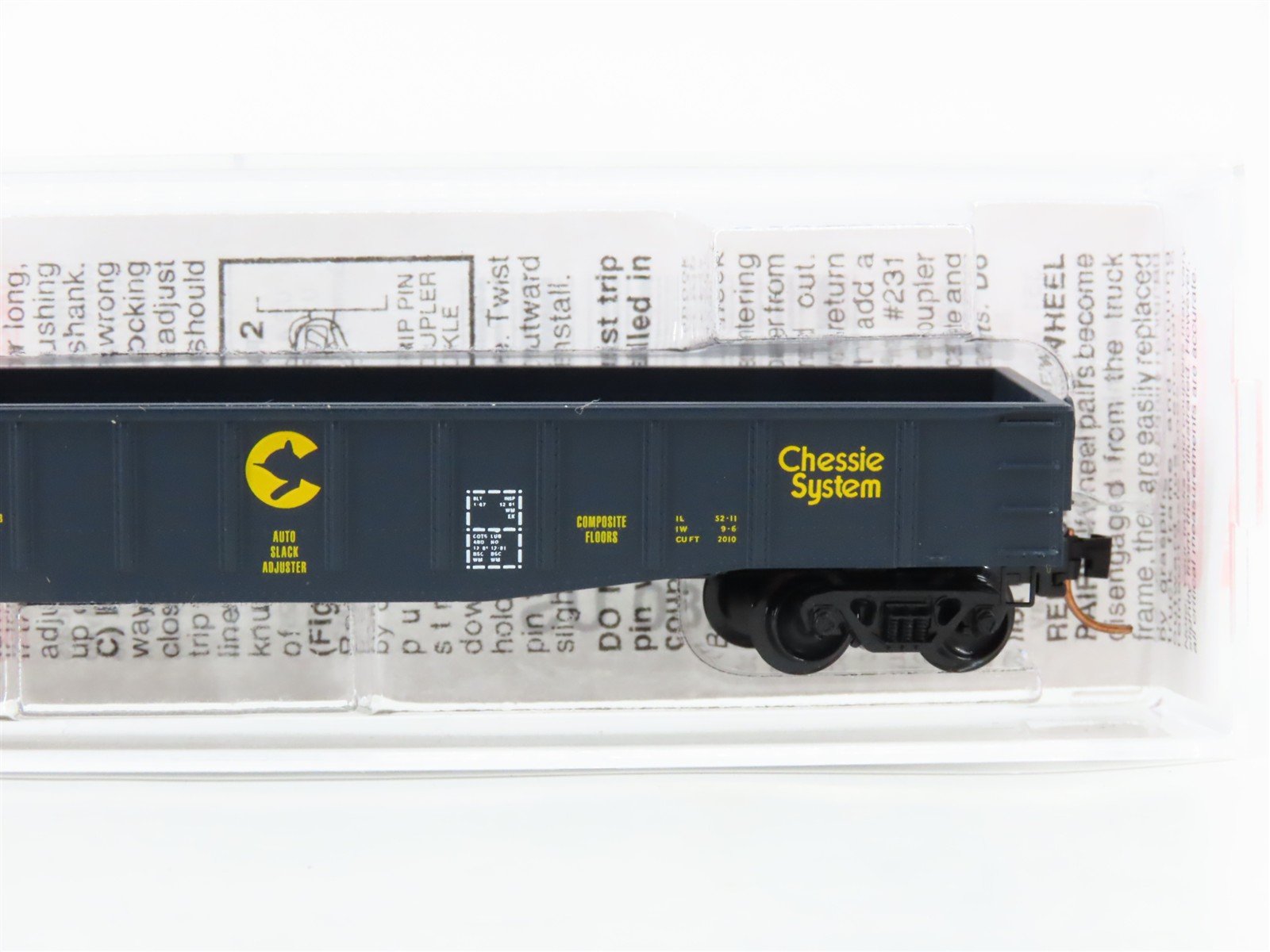 N Scale Micro-Trains 105070 WM Western Maryland 50' Gondola 58004 RTR
