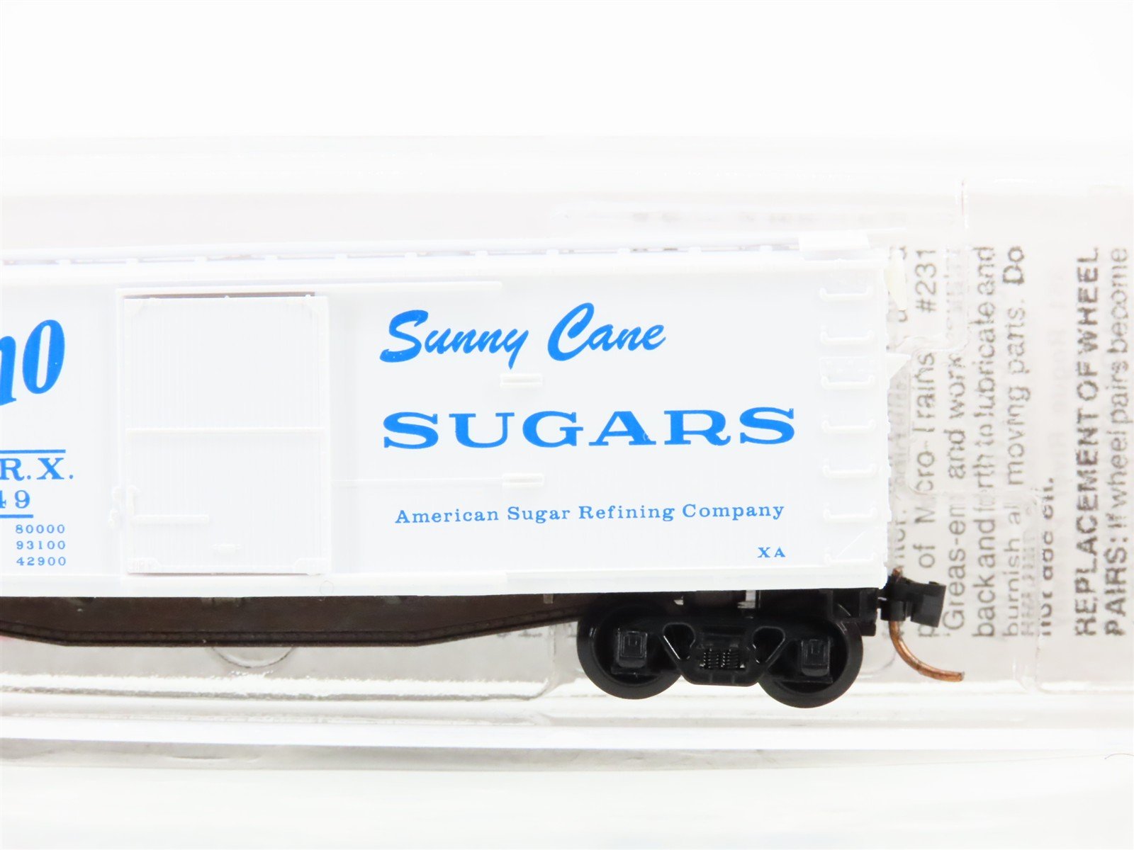 N Scale Micro-Trains 42020 ASRX American Sugar Refining Company 40' Box Car RTR