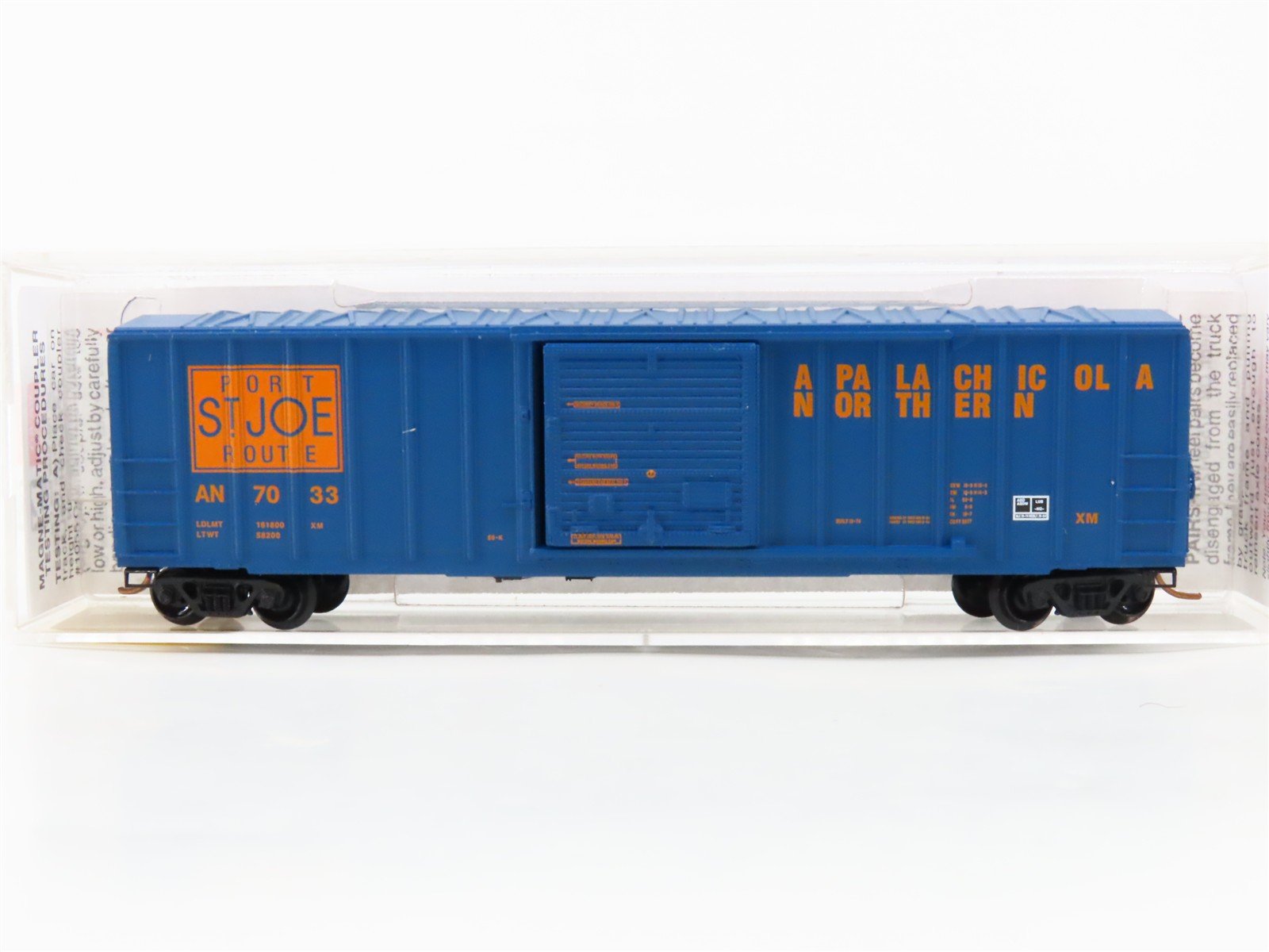 N Scale Micro-Trains 25600 AN Apalachicola Northern 50' Box Car 7033 RTR