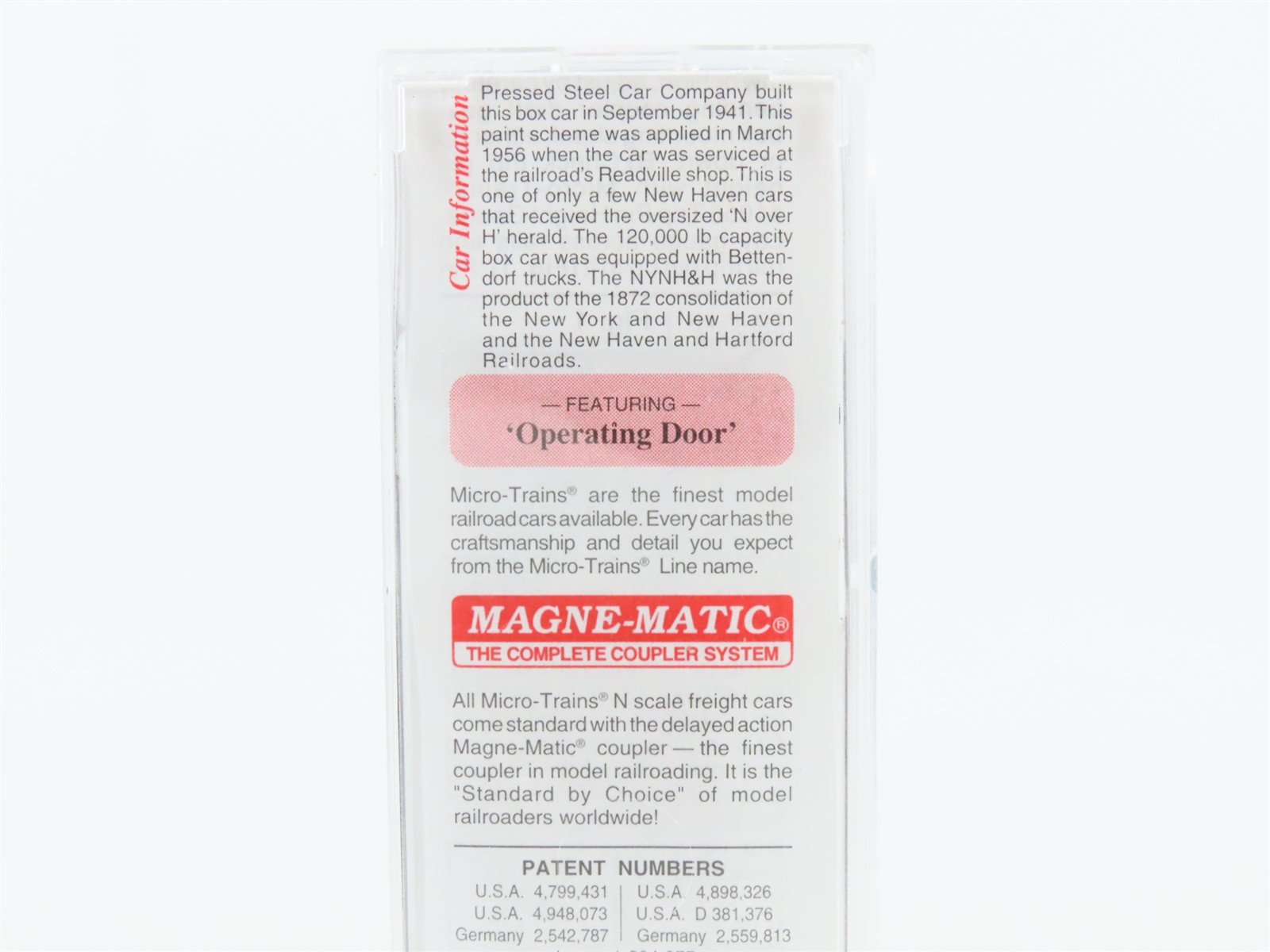 N Scale Micro-Trains 20556 NH New Haven 40' Box Car 36833 RTR