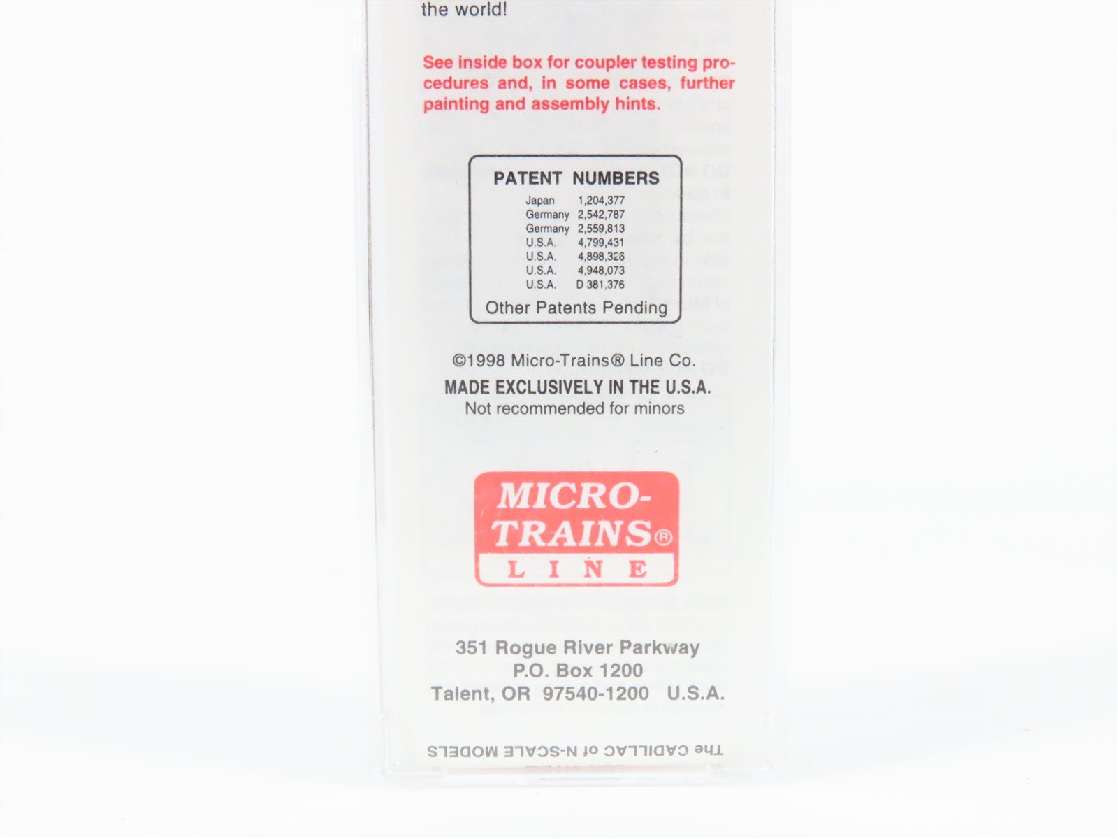 N Scale Micro-Trains 24280 CN Canadian National 40' Box Car 446214 RTR