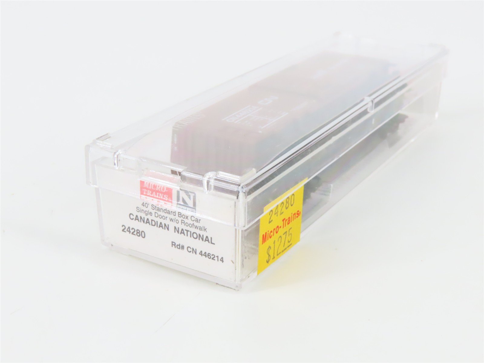 N Scale Micro-Trains 24280 CN Canadian National 40' Box Car 446214 RTR