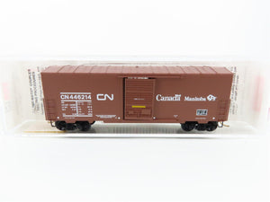 N Scale Micro-Trains 24280 CN Canadian National 40' Box Car 446214 RTR