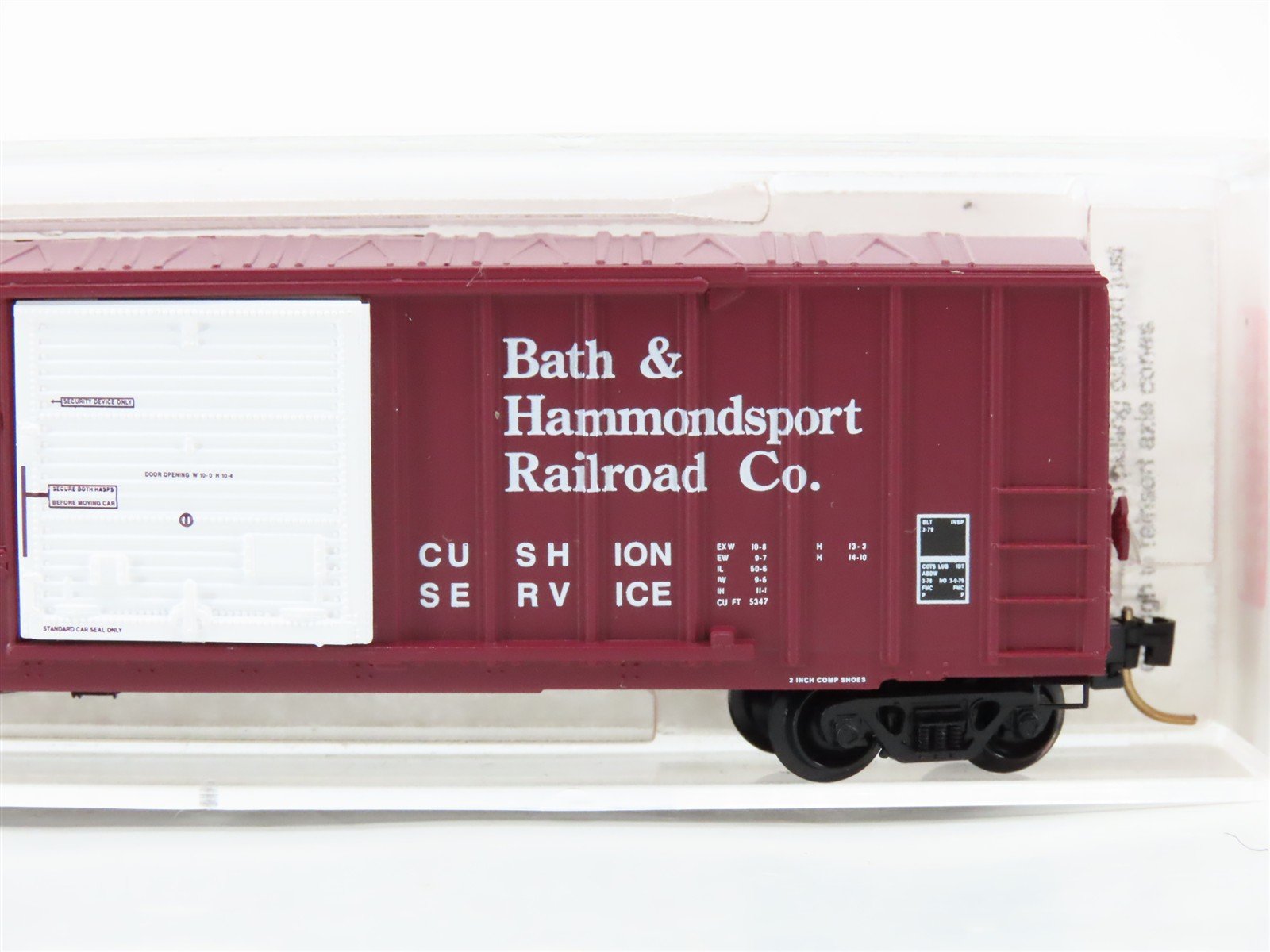 N Scale Micro-Trains 25380 BH Bath & Hammondsport 50' Box Car 25105 RTR