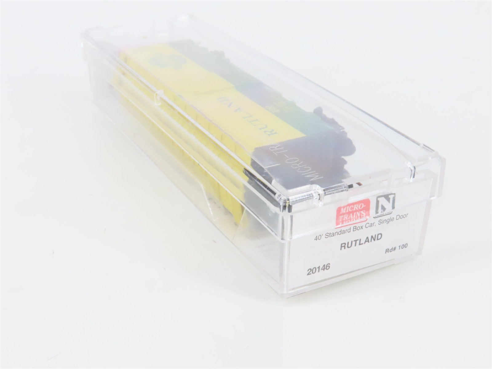 N Scale Micro-Trains 20146 RUT Rutland 40' Box Car 100 RTR