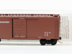 N Scale Micro-Trains 20466 CGW Chicago Great Western 40' Box Car 93365 RTR