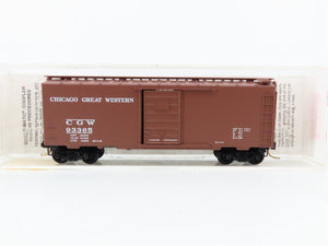 N Scale Micro-Trains 20466 CGW Chicago Great Western 40' Box Car 93365 RTR