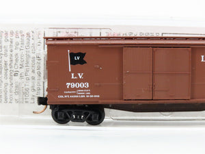 N Scale Micro-Trains 41020 LV Lehigh Valley 40' Box Car 79003 RTR