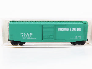 N Scale Micro-Trains 31050 PLE Pittsburgh & Lake Erie 50' Box Car 23023 RTR