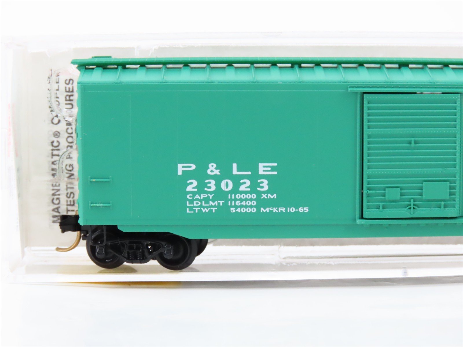 N Scale Micro-Trains 31050 PLE Pittsburgh & Lake Erie 50' Box Car 23023 RTR