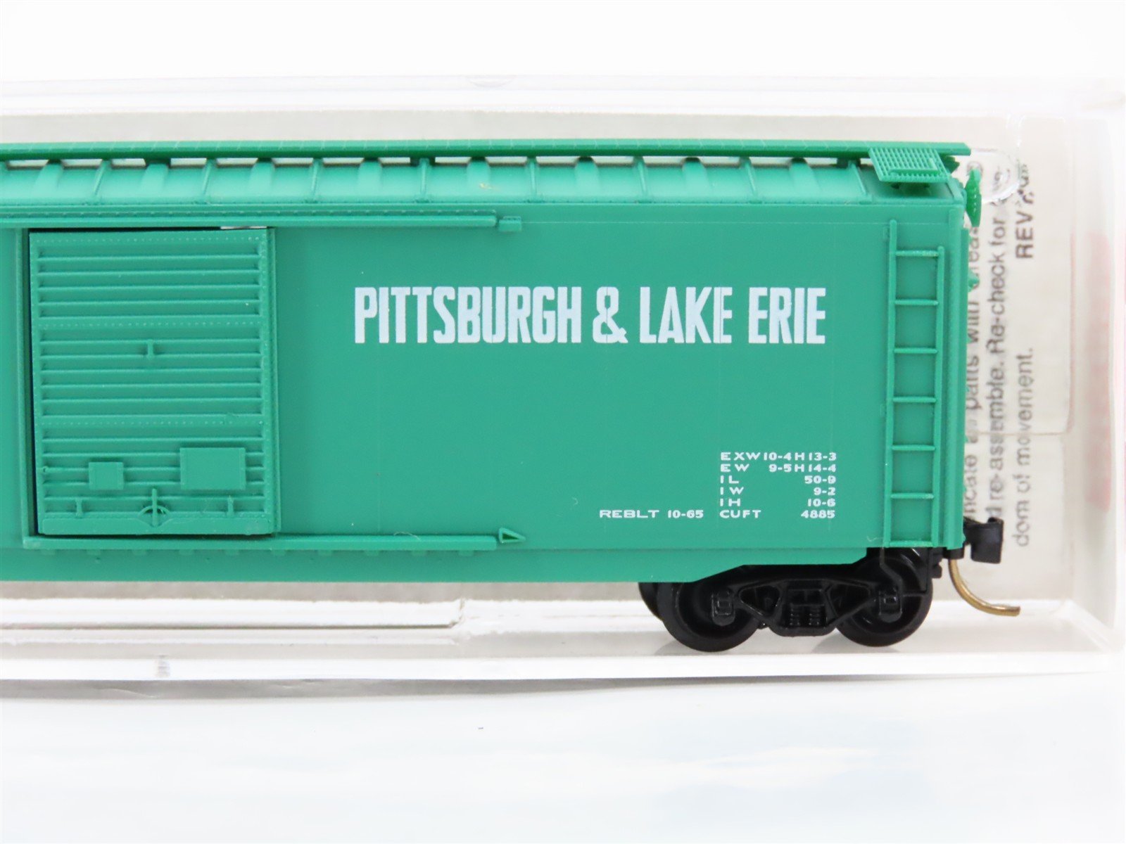 N Scale Micro-Trains 31050 PLE Pittsburgh & Lake Erie 50' Box Car 23023 RTR