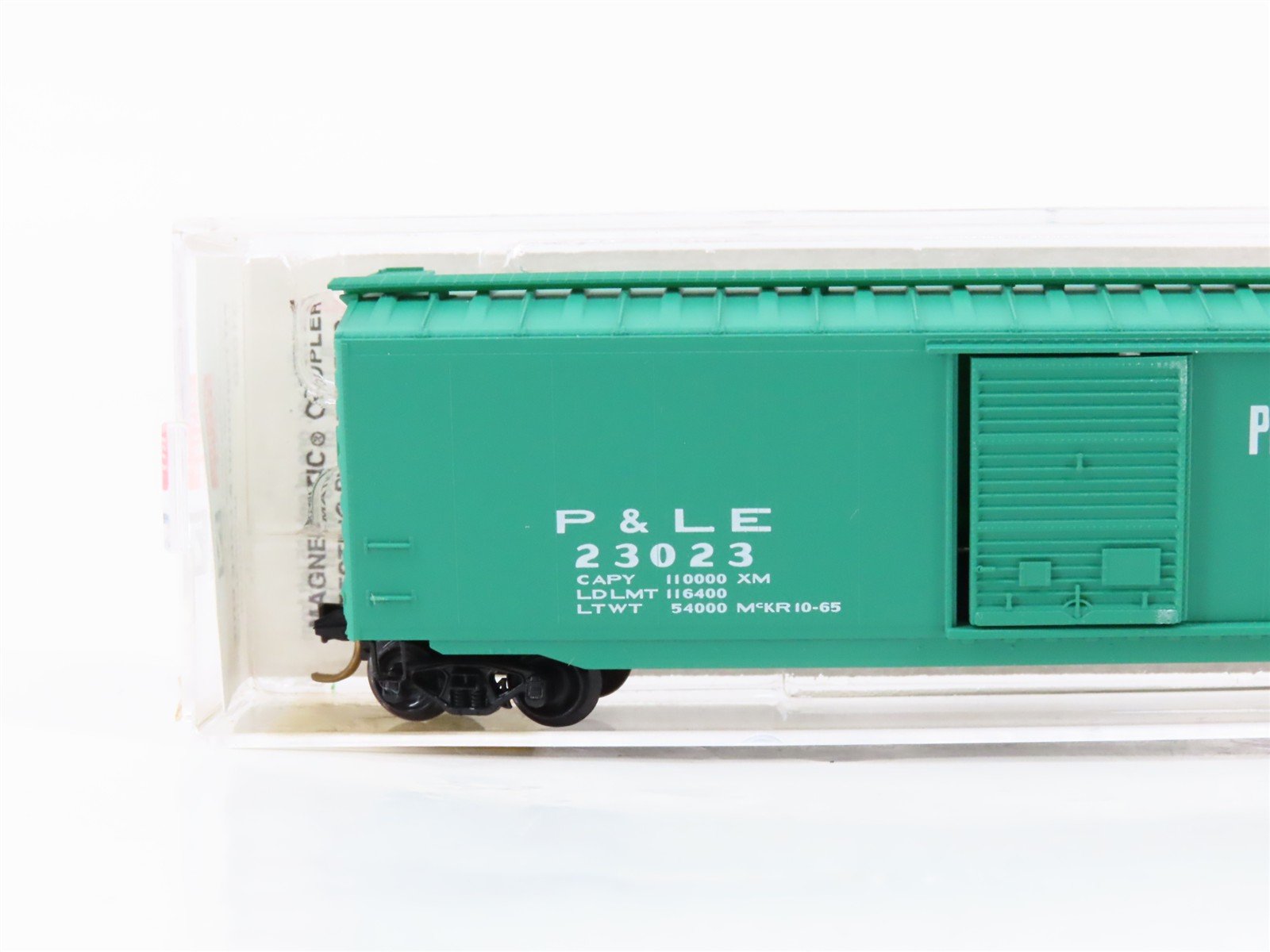 N Scale Micro-Trains 31050 PLE Pittsburgh & Lake Erie 50' Box Car 23023 RTR