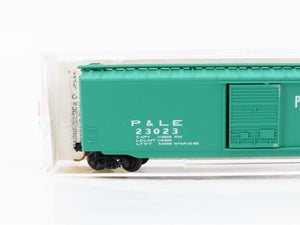 N Scale Micro-Trains 31050 PLE Pittsburgh & Lake Erie 50' Box Car 23023 RTR