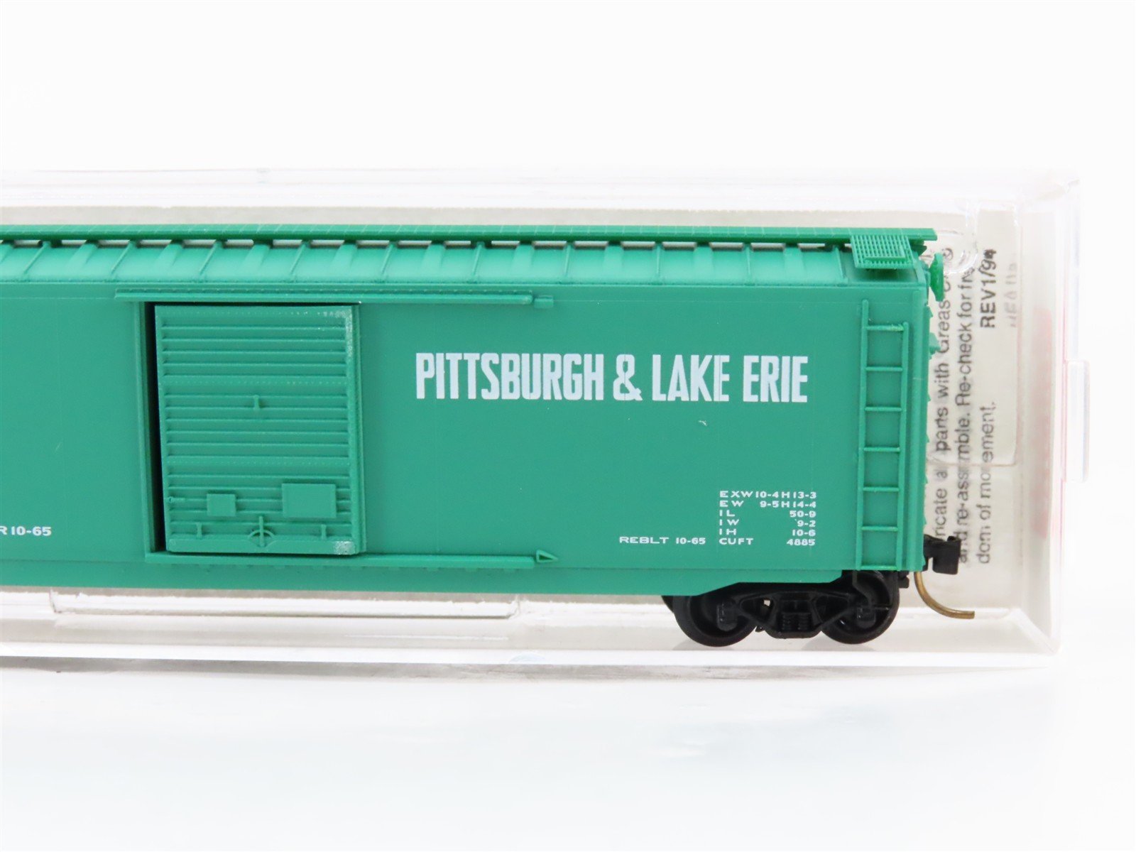 N Scale Micro-Trains 31050 PLE Pittsburgh & Lake Erie 50' Box Car 23023 RTR