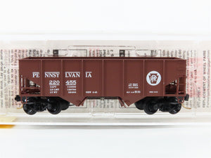 N Scale Micro-Trains 56060 PRR Pennsylvania 33' 2-Bay Hopper 220455 RTR