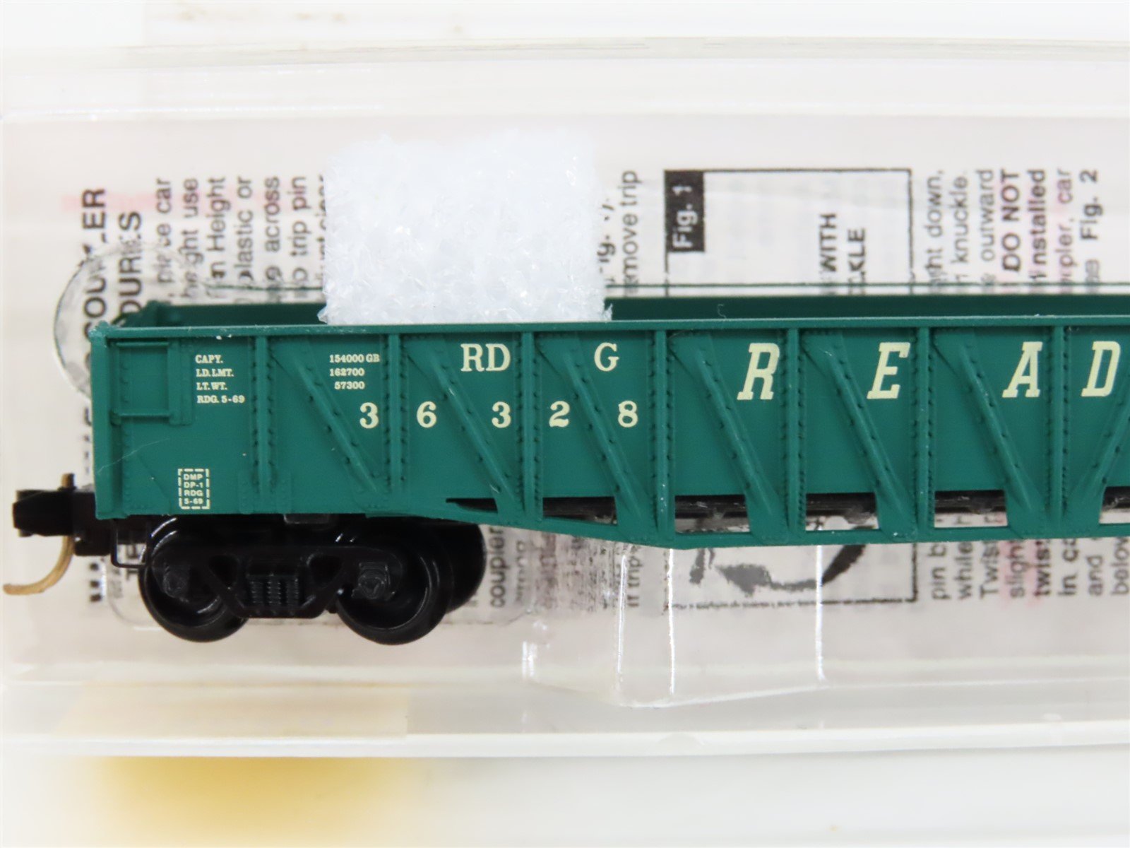 N Scale Micro-Trains 62060 RDG Reading 50' Gondola 36328 RTR