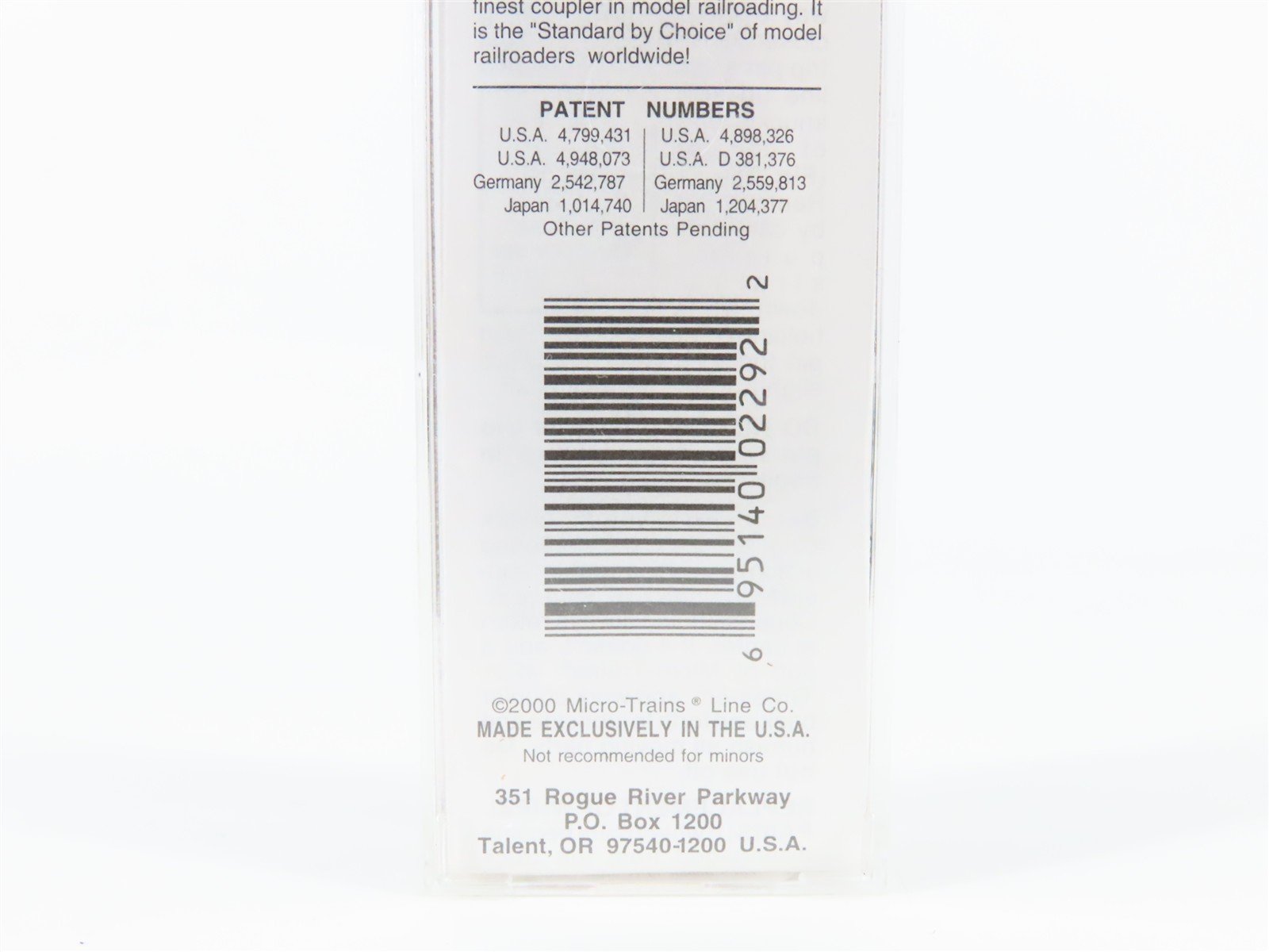 N Scale Micro-Trains 20516 Richmond, Fredericksburg & Potomac 40' Box Car RTR