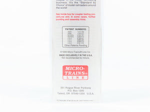 N Scale Micro-Trains 106040 B&O Baltimore & Ohio 50' Covered Gondola 362506 RTR