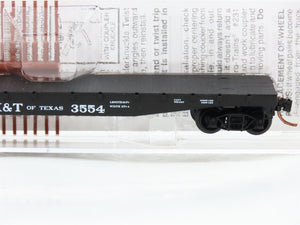 N Scale Micro-Trains 45240 MK&T Missouri-Kansas-Texas Railroad 50' Flat Car RTR