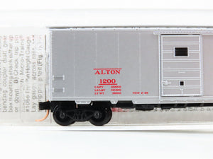 N Scale Micro-Trains 20586 Alton Railroad 40' Box Car 1200 RTR