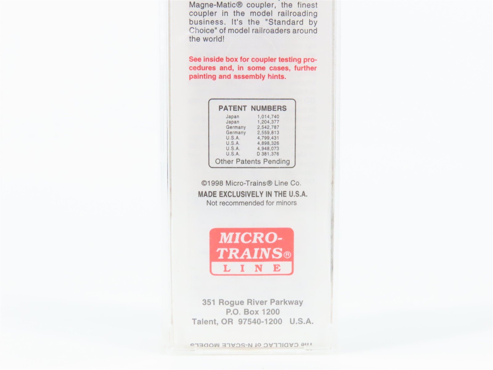 N Scale Micro-Trains 25580 AN Apalachicola Northern 50' Rib Side Box Car RTR