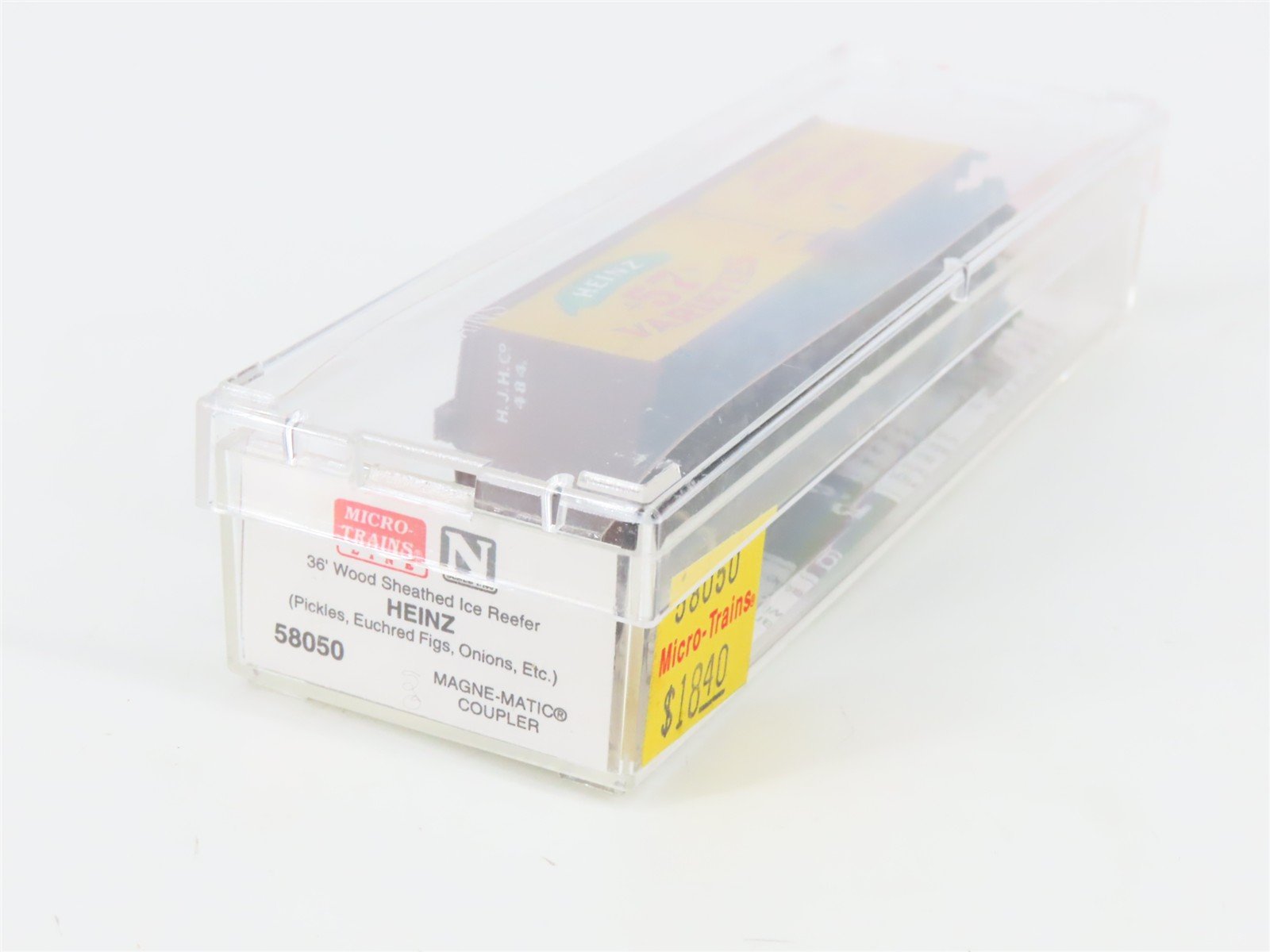 N Scale Micro-Trains 58050 HJH Heinz 36' Reefer 484 RTR