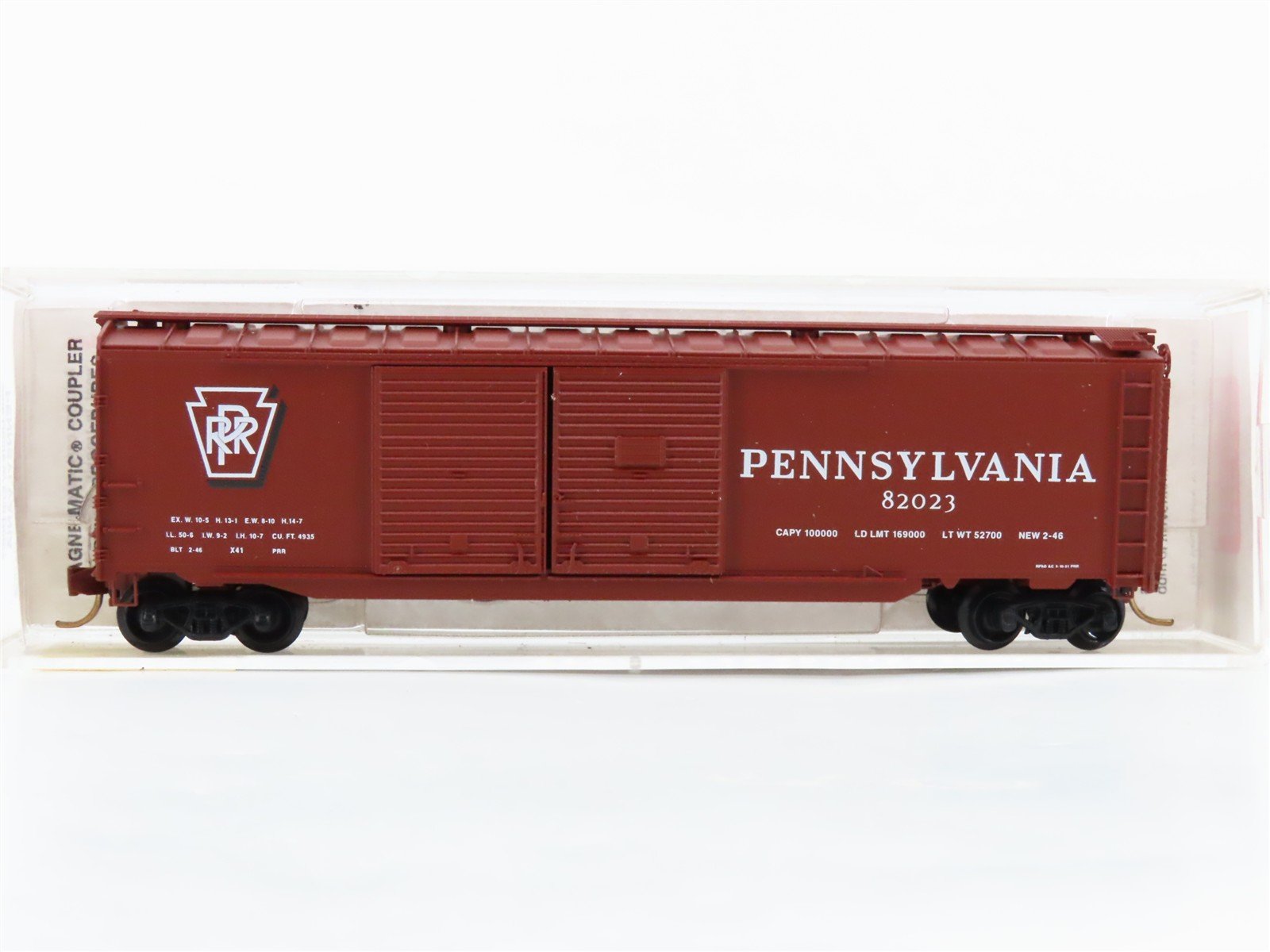N Scale Micro-Trains 78010 PRR Pennsylvania 50' Box Car 82023 RTR