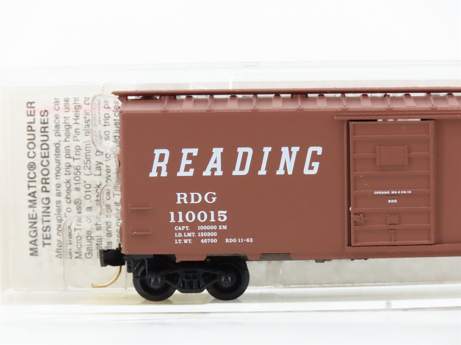 N Scale Micro-Trains 20810 RDG Reading 40' Box Car 110015 RTR
