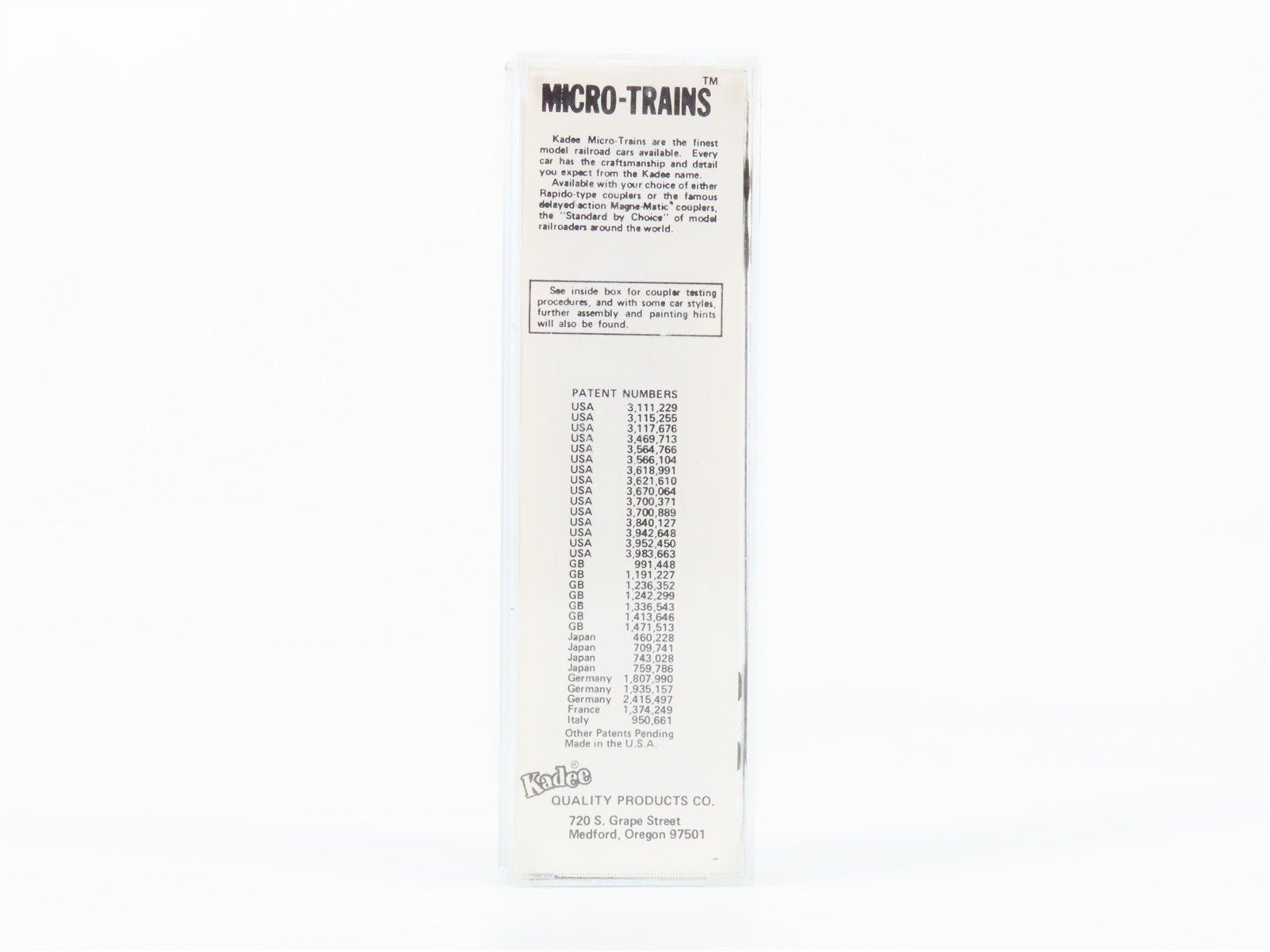 N Scale Micro-Trains 25090 RV Rahway Valley 50' Box Car 1014 RTR