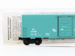 N Scale Micro-Trains 24270 RI Rock Island 40' Single Door Box Car 47440 RTR