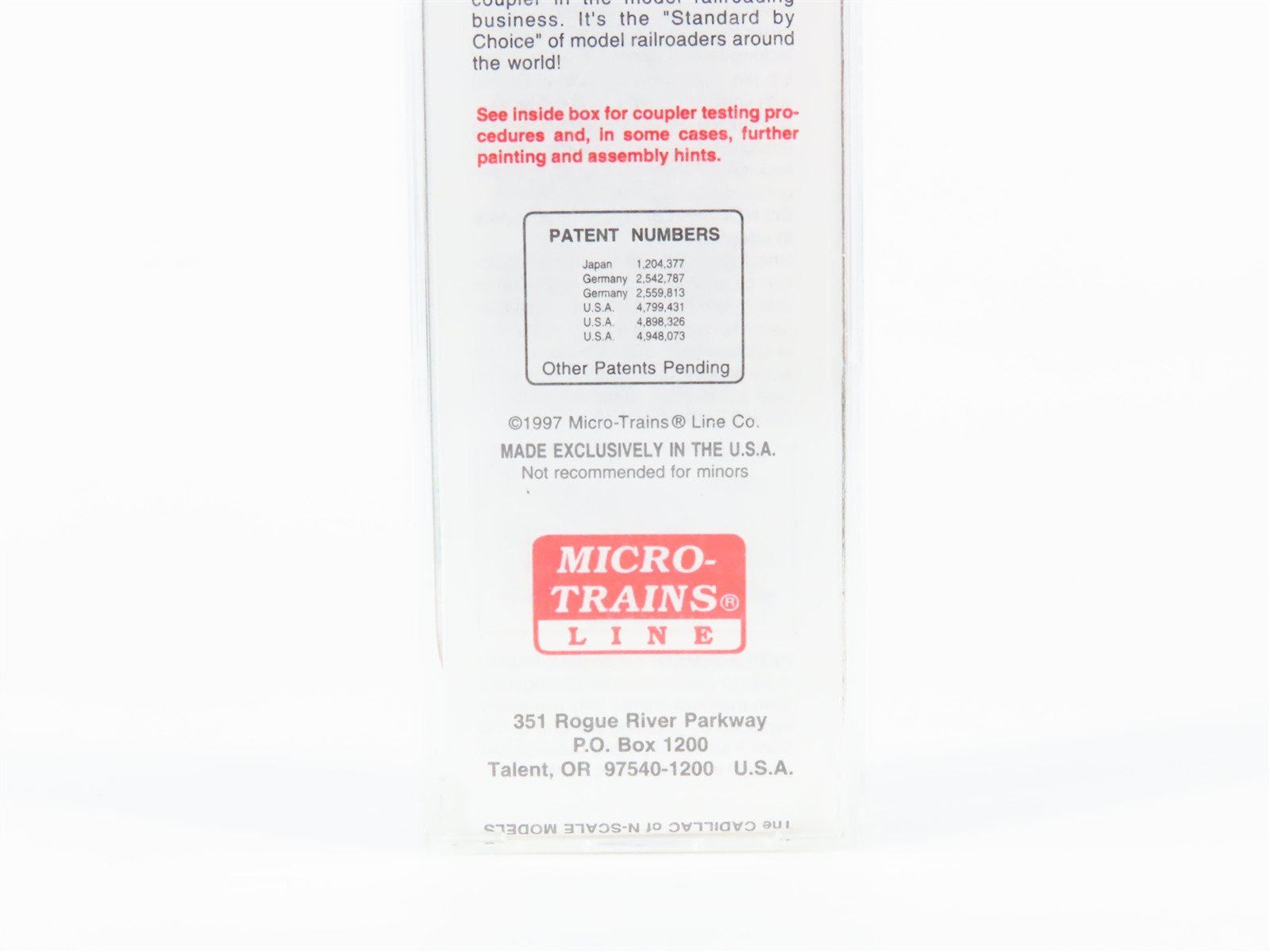 N Scale Micro-Trains 24270 RI Rock Island 40' Single Door Box Car 47440 RTR