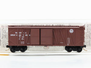 N Scale Micro-Trains 29080 PGE Pacific Great Eastern 40' Box Car 4101 RTR